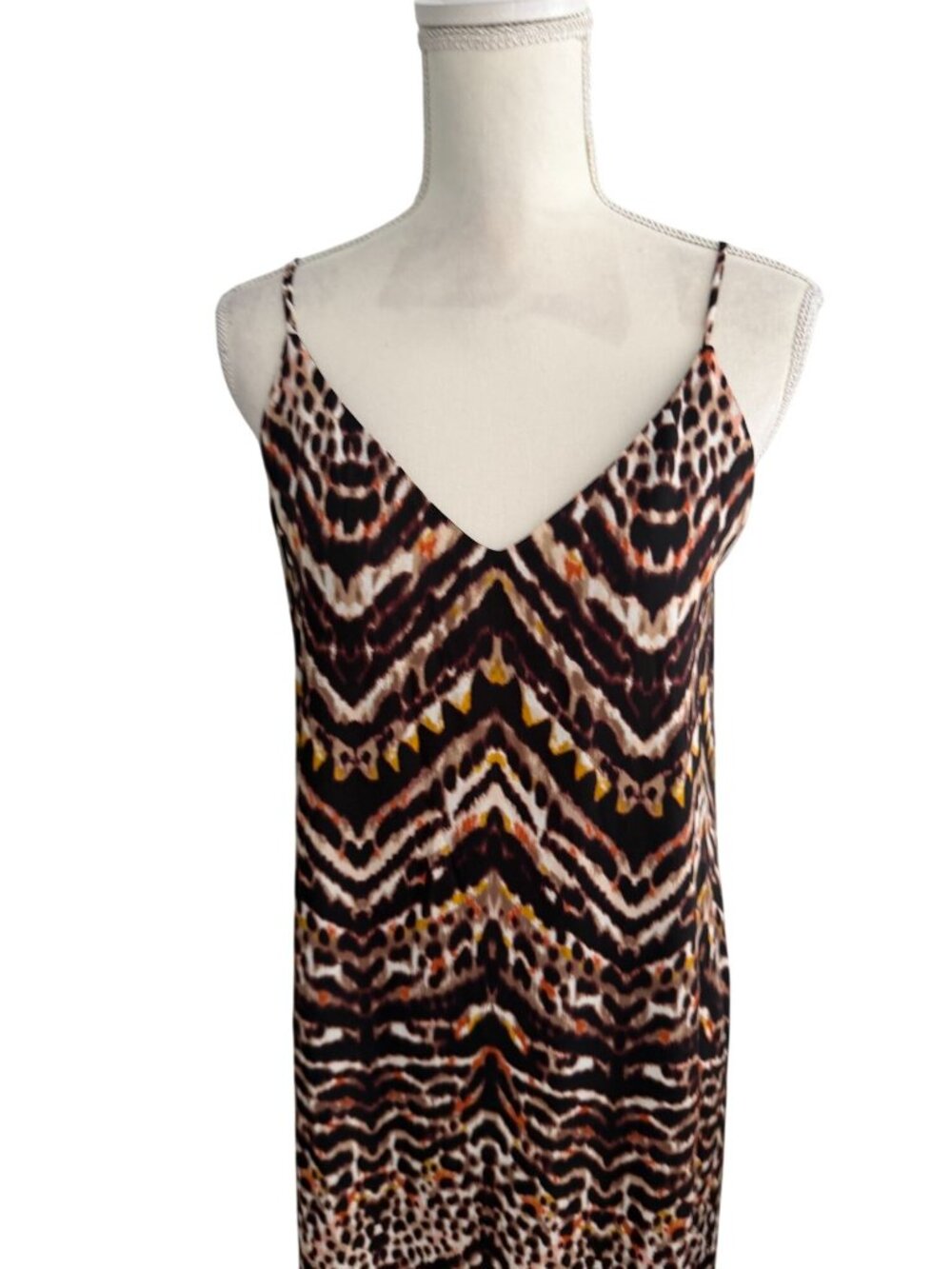 ELAN Animal Print Maxi Dress Size Large NEW NWT - Picture 5 of 8